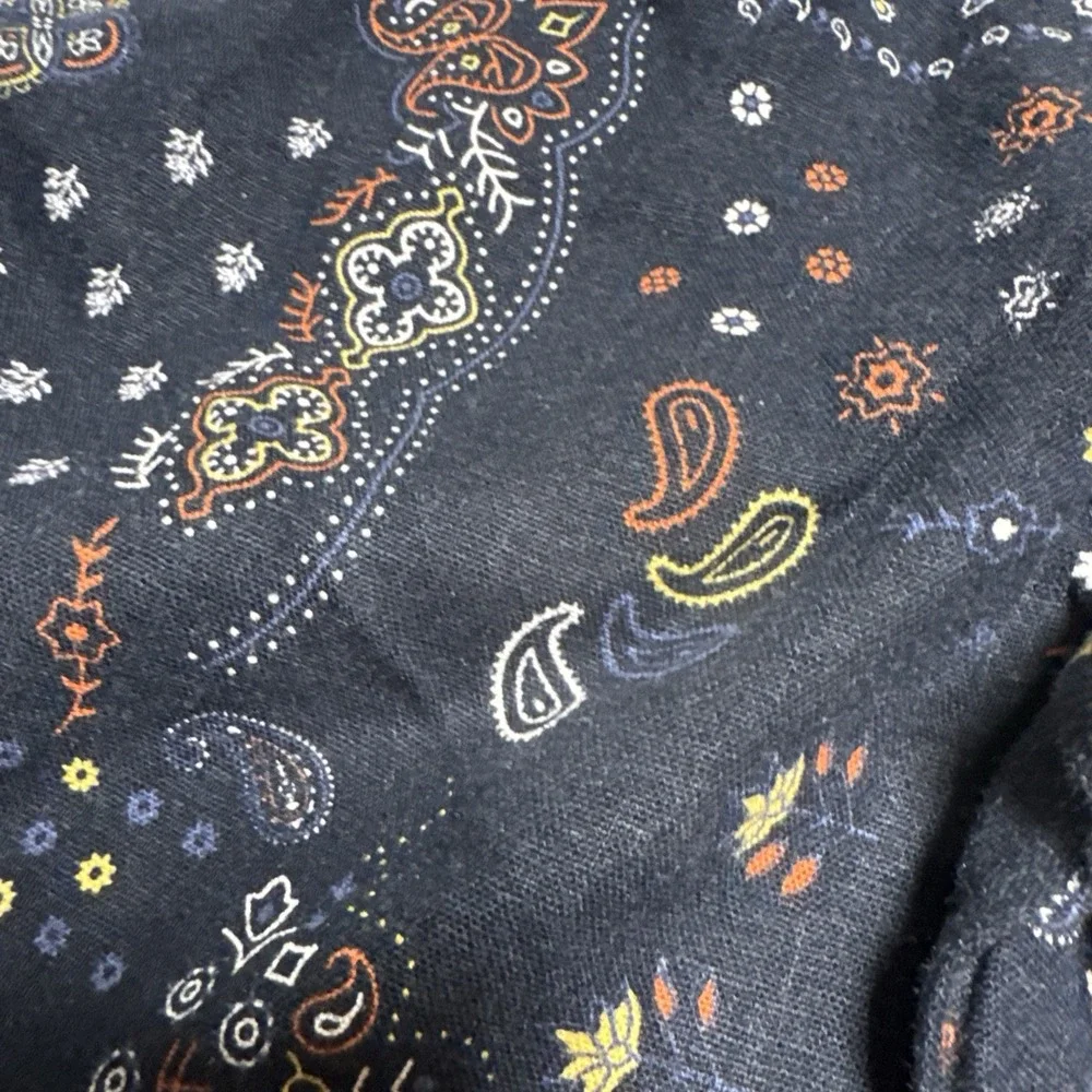 Colorful Planet Boys Linen Shorts Blue W/Fun Pattern 6/7